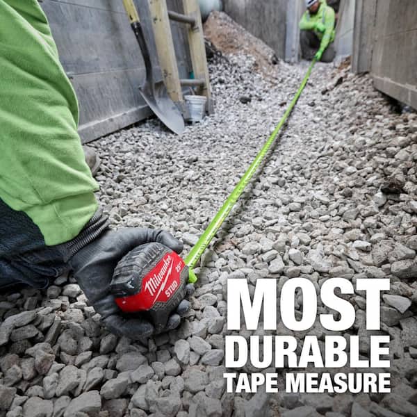 Milwaukee 8 m/26 ft. Gen II STUD Tape Measure With SAE & Metric