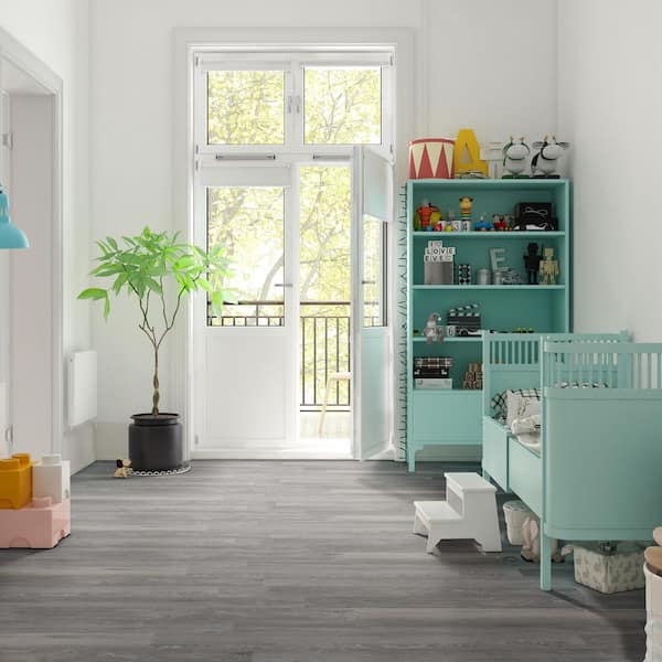 Urban Ash 12 MIL x 6 in. x 48 in. Glue Down Luxury Vinyl Plank Flooring (36 sq. ft. / case)