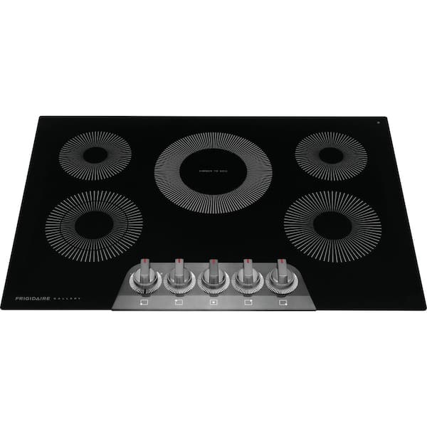 Frigidaire Gallery 30 in. Radiant Electric Cooktop in Black Stainless Steel with 5 Elements
