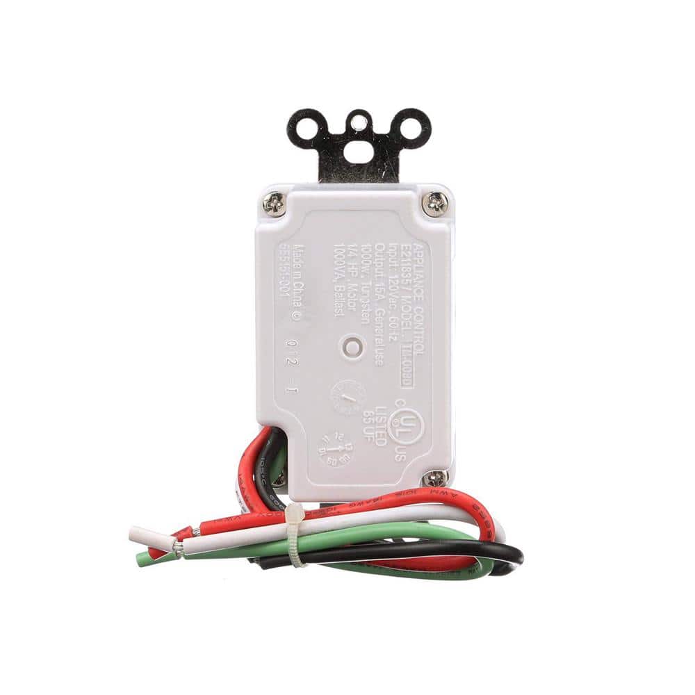 White 12-Hour In-Wall Digital Countdown Timer