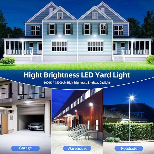 KOAOEIRS 50-Watt LED Bronze Dusk to Dawn with photocell Outdoor