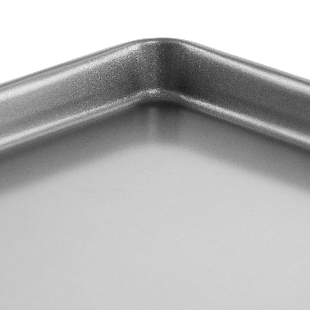 Silver 15 x 10 Inch Nonstick Carbon Steel Cookie Sheet