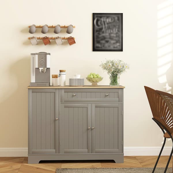 Furniture of America Brown Composite Base with Composite Wood Top Rolling Kitchen Cart (15.7-in x 31.5-in x 41.3-in)