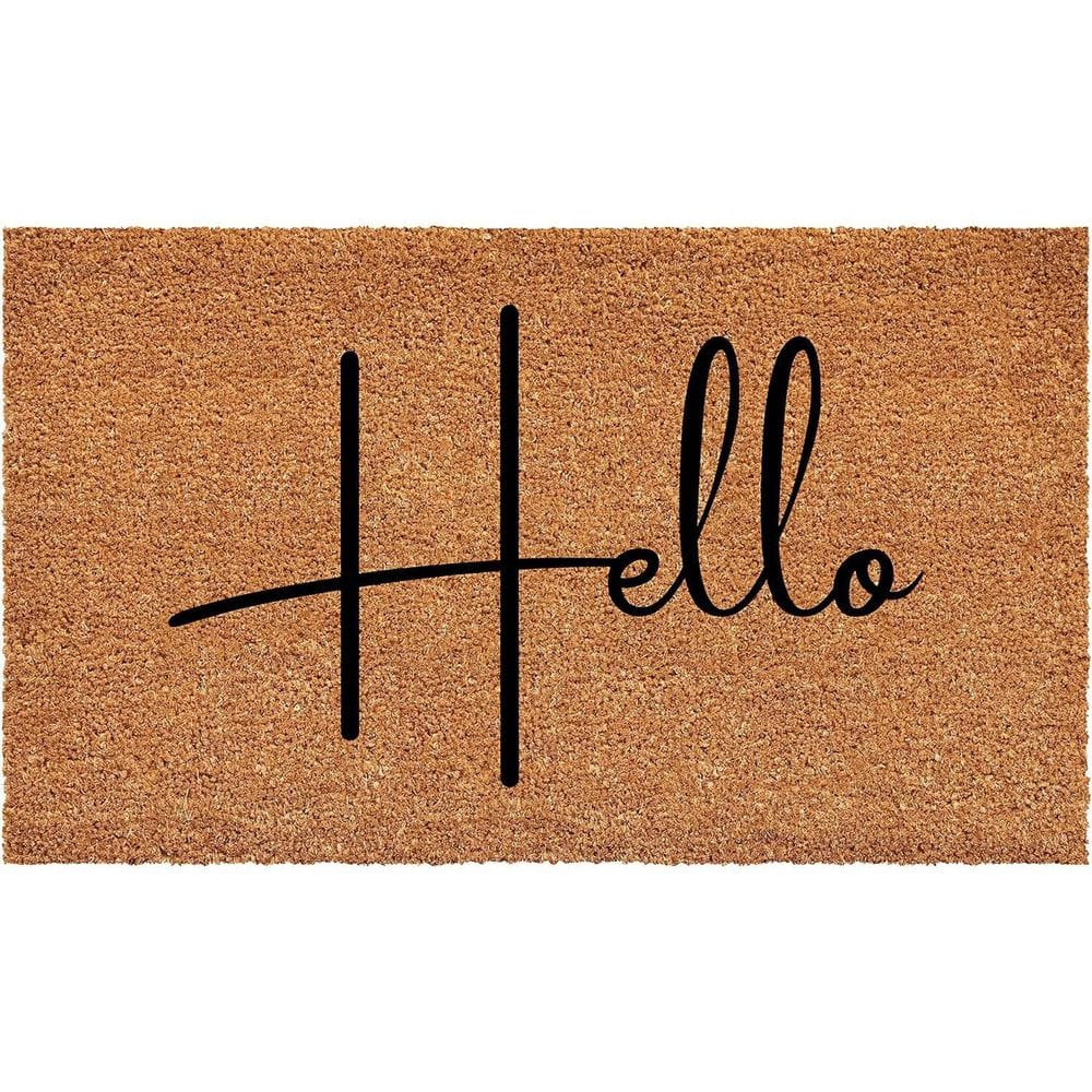 Multi-Colored 36 in. x 24 in. Coir Outdoor Door Mat price history on PriceWatchPro