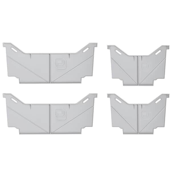 DECKED Wide/Narrow Drawer Divider Combo Set for DECKED Pick Up Truck Storage System (4-Pack)