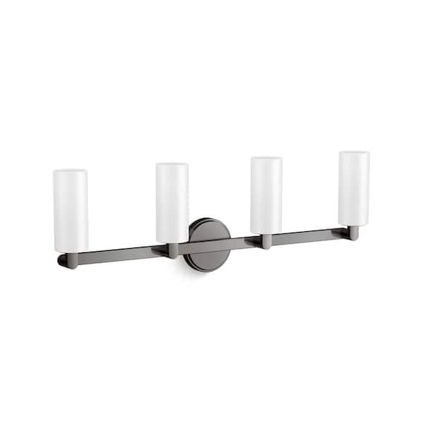 KOHLER Crue 4-Light Titanium Wall Sconce