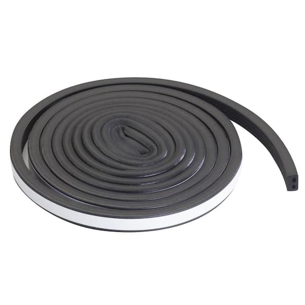 M-D Building Products - 10 ft. Black Large Rubber Auto and Marine Weatherstrip Adhesive for All Climates