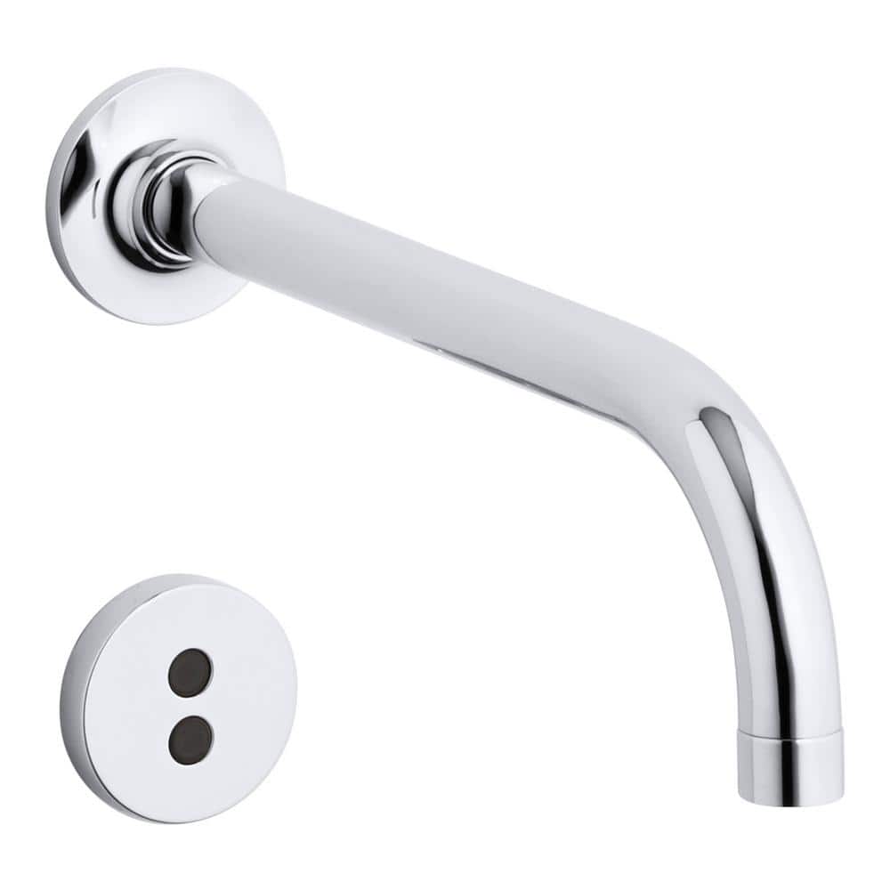 Purist Polished Chrome Touchless Wall-Mount Bathroom Sink Faucet
