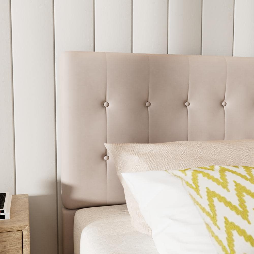 Black Frame Queen Size Upholstered Platform Bed with Lift-up Storage Supported by Metal and Wooden Slats - thumbnail 4