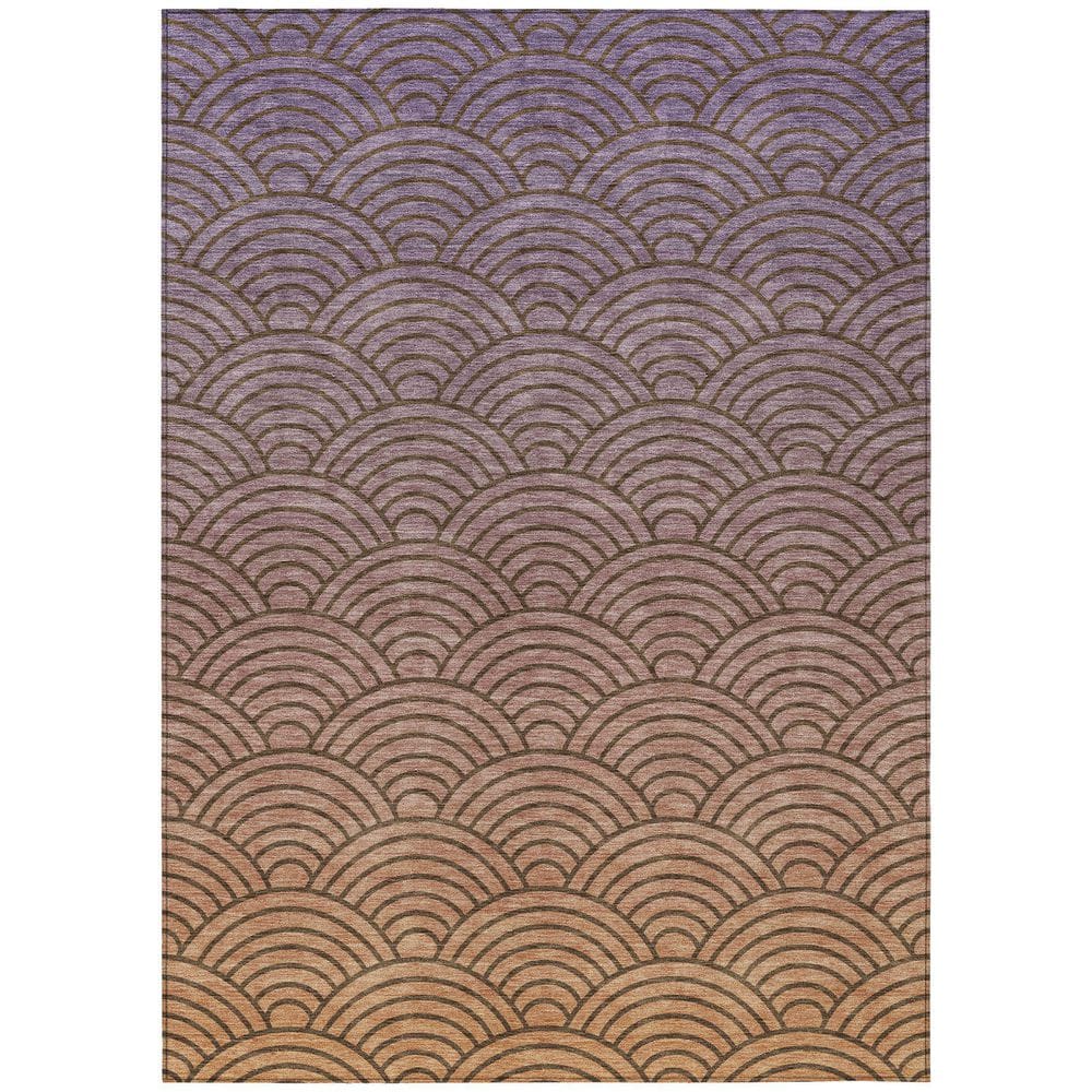Chantille Machine Washable Indoor/Outdoor Abstract ACN2414 Chocolate 9 ft. x 12 ft. Area Rug price history on PriceWatchPro