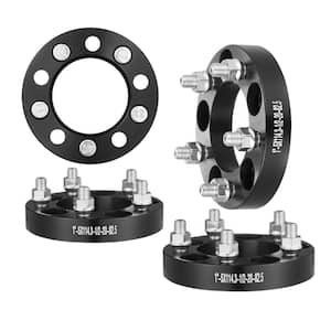 Wheel Spacers, Wheel Adapters, 5 Lug Forged Spacer, Fit for 1984-2013 Jeep and Ford, 4 PCS Black