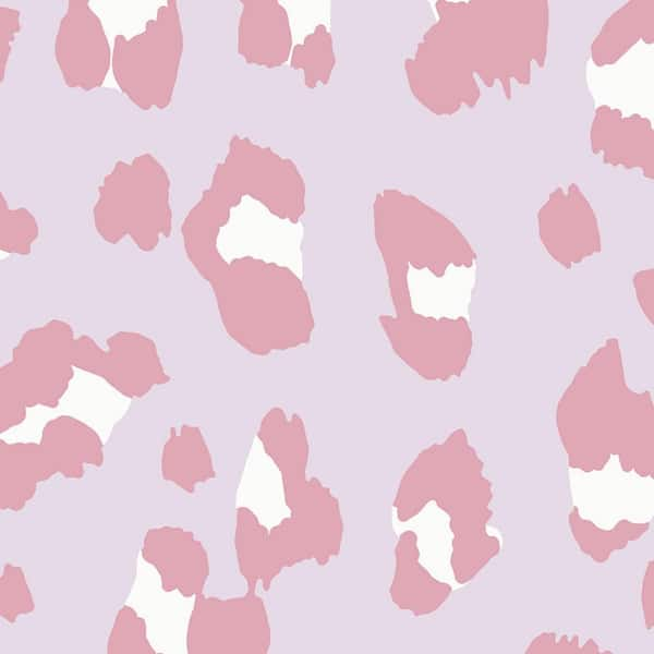 Aesthetic Pink Cow Print Wallpaper