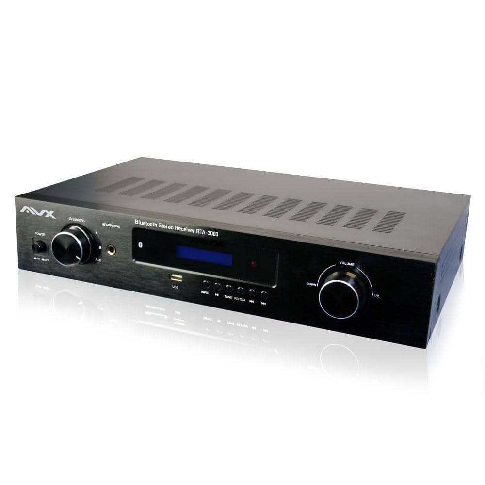 Audio Bluetooth Amplifier-Receiver With Phono Input FM BTA-3000 - The Home Depot