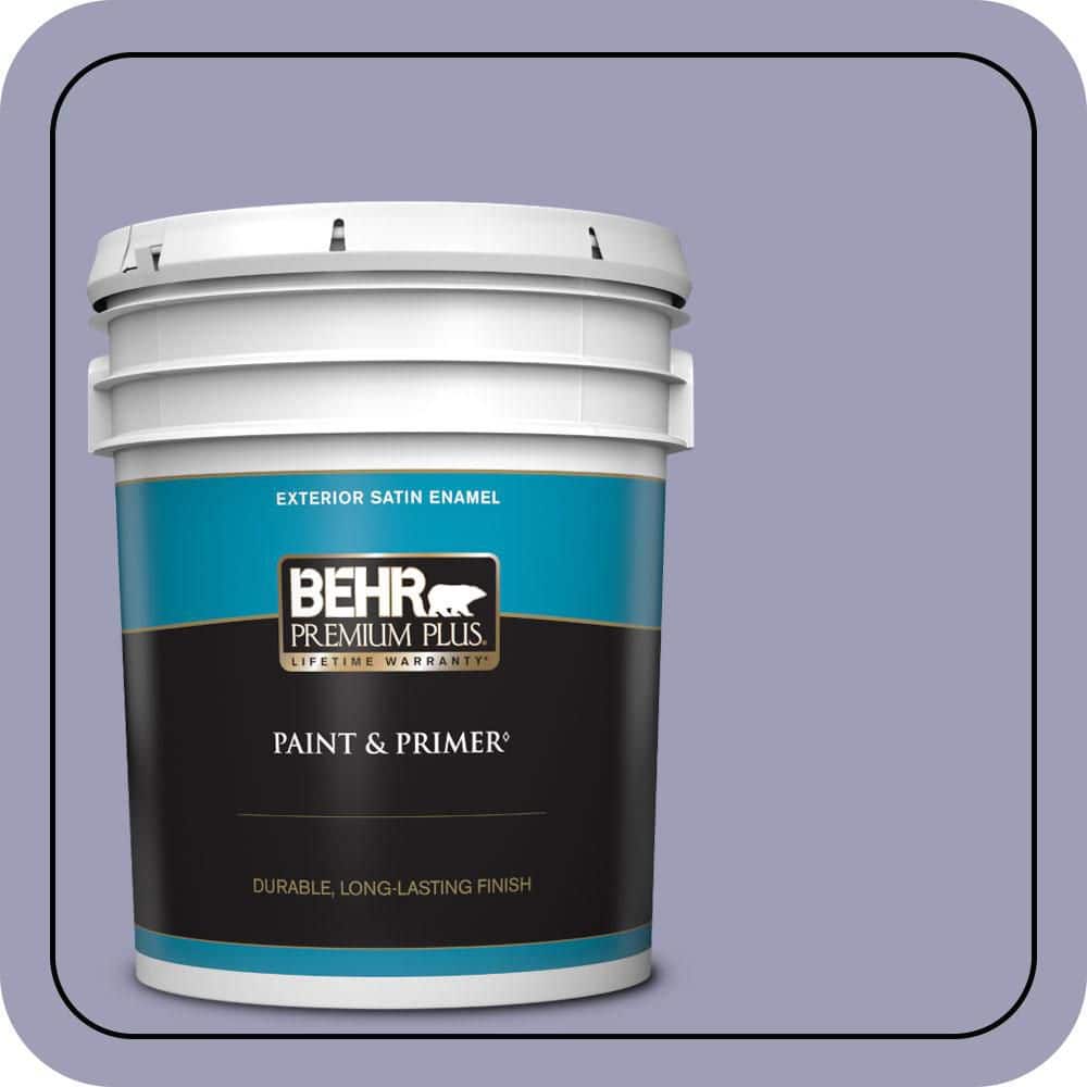 5 gal. #630F-4 Wild Thistle Satin Enamel Exterior Paint & Primer price history on PriceWatchPro