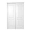 TRUporte 59 in. x 80 in. 108 Series Primed 2 Panel Square Top Design ...