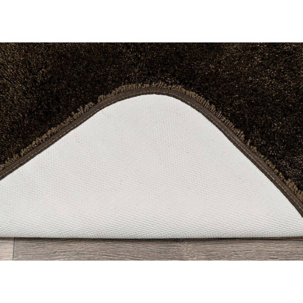 Finest Luxury Chocolate Ultra Plush Washable 2-Piece Bath Rug Set
