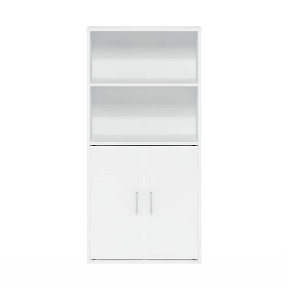 Pasir 47'' White E1 Particle Board Storage Cabinet with Adjustable Shelves