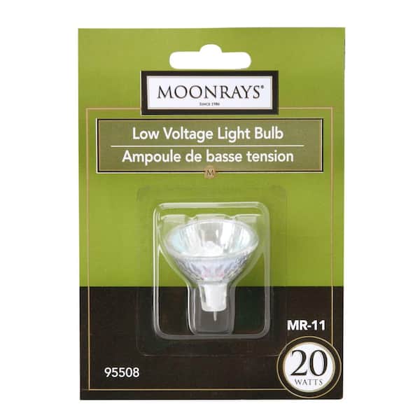 Moonrays 20-Watt Clear Glass MR-11 Halogen Replacement Light Bulb