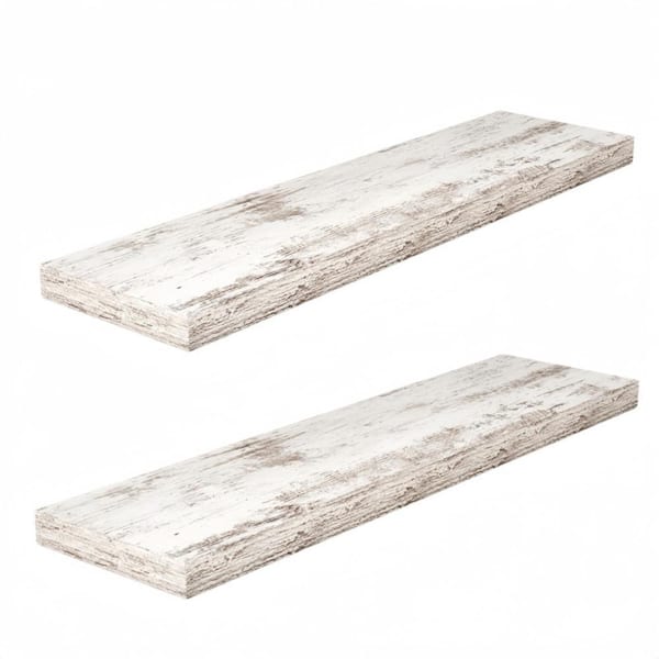 36 in.W x 9.3 in.D Floating Shelves,Deep Floating Shelf Wall Mounted, Wall Shelves,Rustic,Set of 2