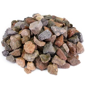 0.25 cu. ft. 3/4 in. Apache Brown Crushed Landscape Rock for Gardening, Landscaping, Driveways and Walkways