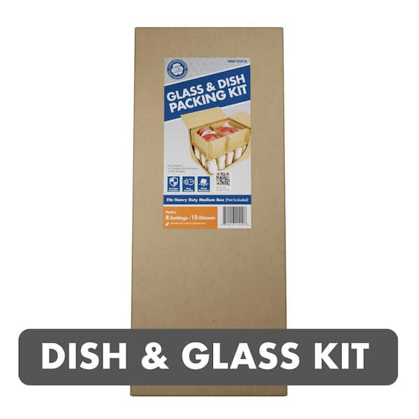 Pratt Retail Specialties Combo Glass and Dish Packing Kit