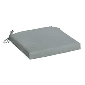 19 in x 18 in Stone Grey Leala Rectangle Outdoor Seat Pad