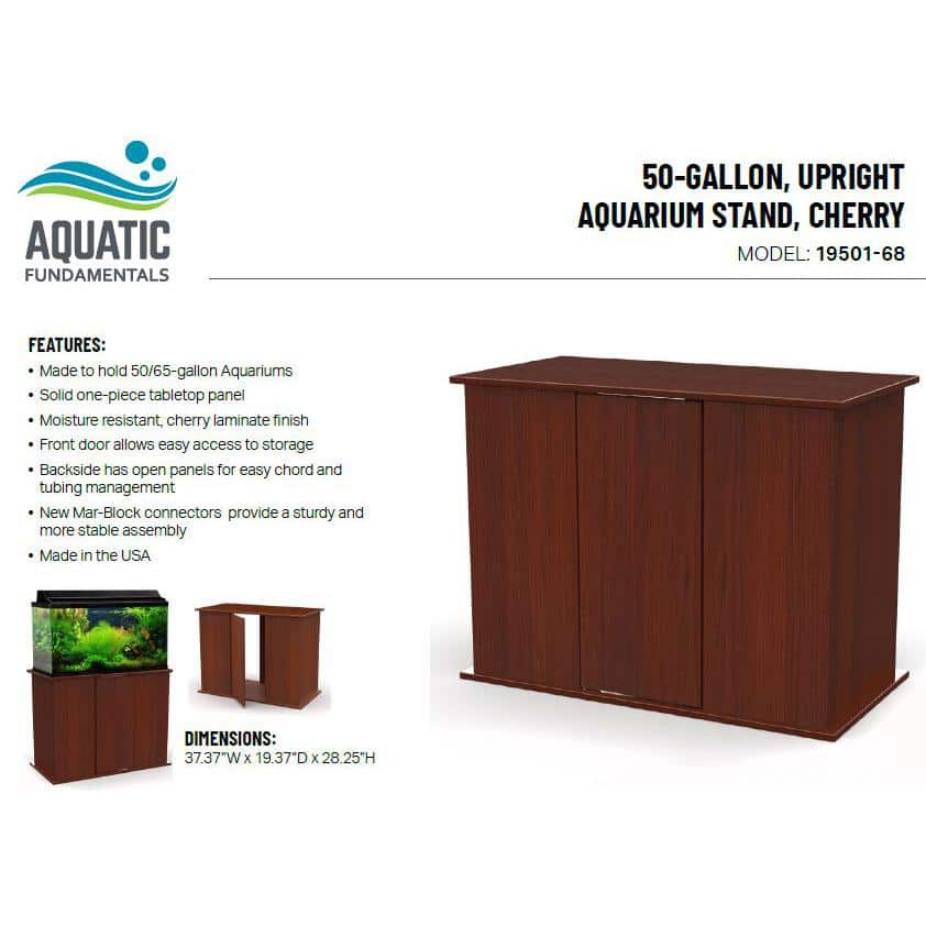 Serene Cherry Dark Wood Accent Cabinet with 2 Shelves