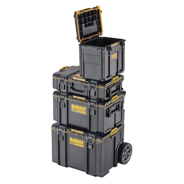 DEWALT 15.25 in. TOUGHSYTEM 2.0 Compact Deep Tool Box (2-Pack