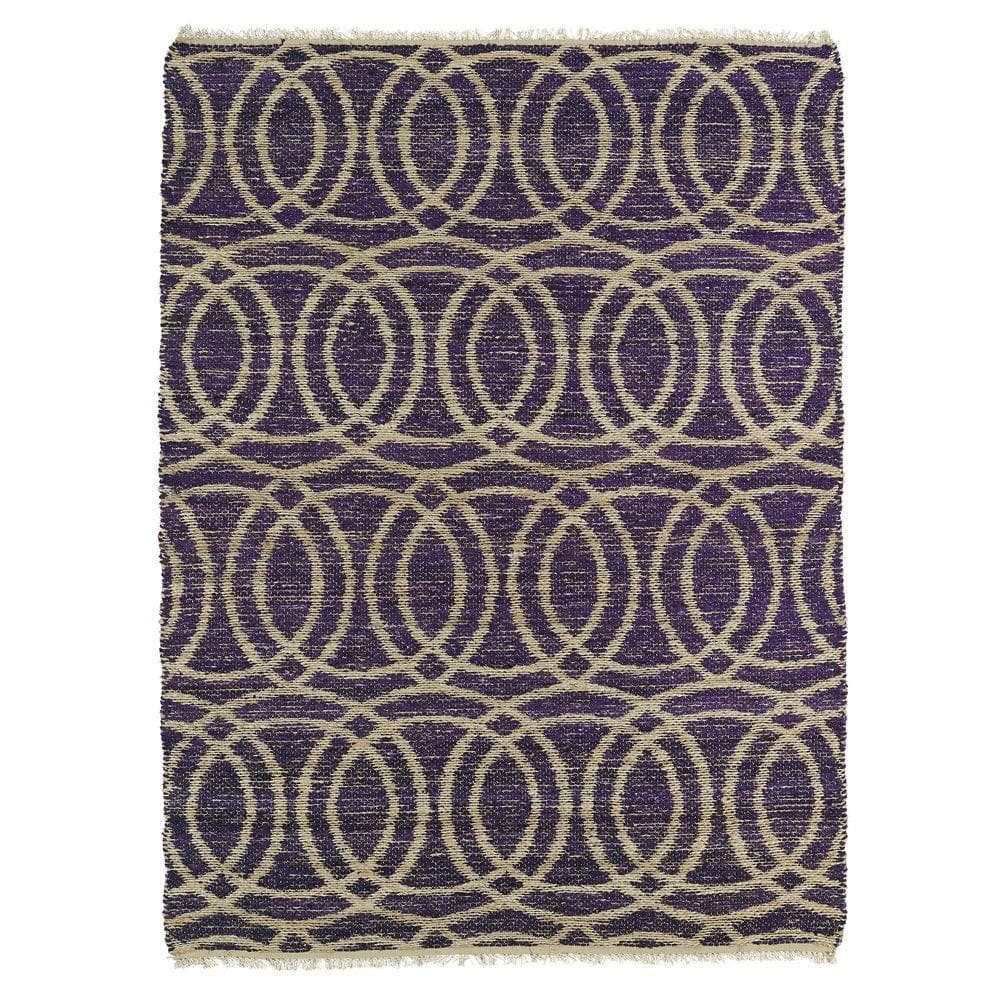 Kenwood Purple 5 ft. x 8 ft. Double Sided Area Rug -  Kaleen, KEN03-95-579