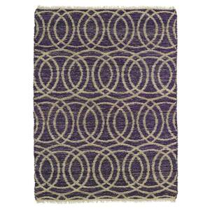 Kenwood Purple 8 ft. x 11 ft. Double Sided Area Rug