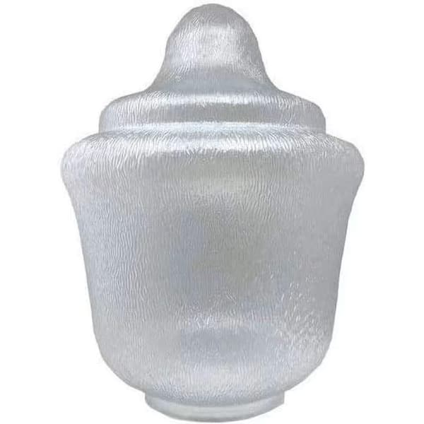 Acorn Series 60 Clear Polycarbonate Streetlamp Globe with 8 in. Fitter Neck - No Fixture Included