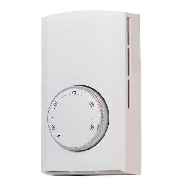 Round Non-Programmable Thermostat with 1H Single Stage Heating