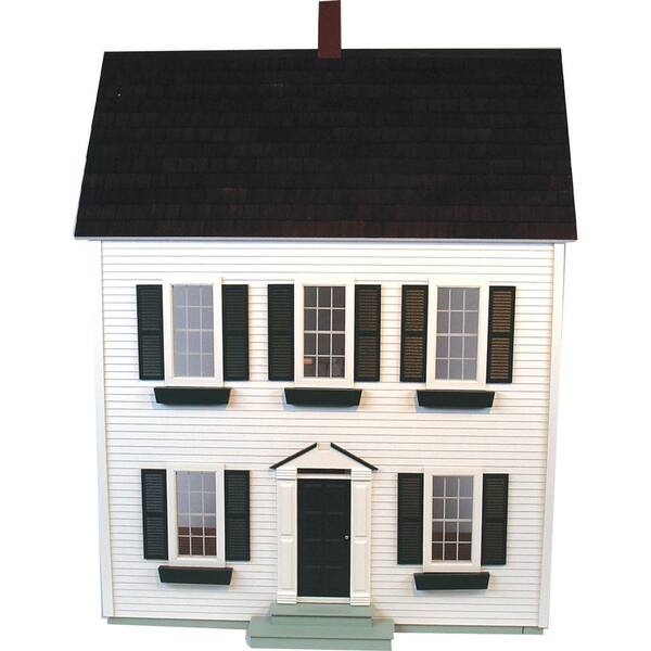 Houseworks White Classic Colonial Dollhouse