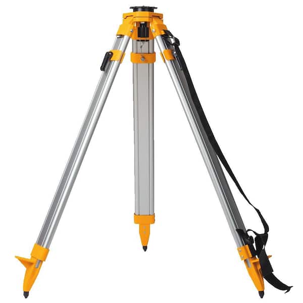 DEWALT - 20V 180 ft. Green Self-Leveling Cross-Line Laser Level and Construction Tripod for Laser Level