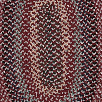 Winthrop Brick 2 ft. x 12 ft. Braided Runner Rug