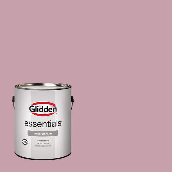 Glidden Essentials 1 gal. PPG1049-4 Lighthearted Rose Eggshell Interior Paint