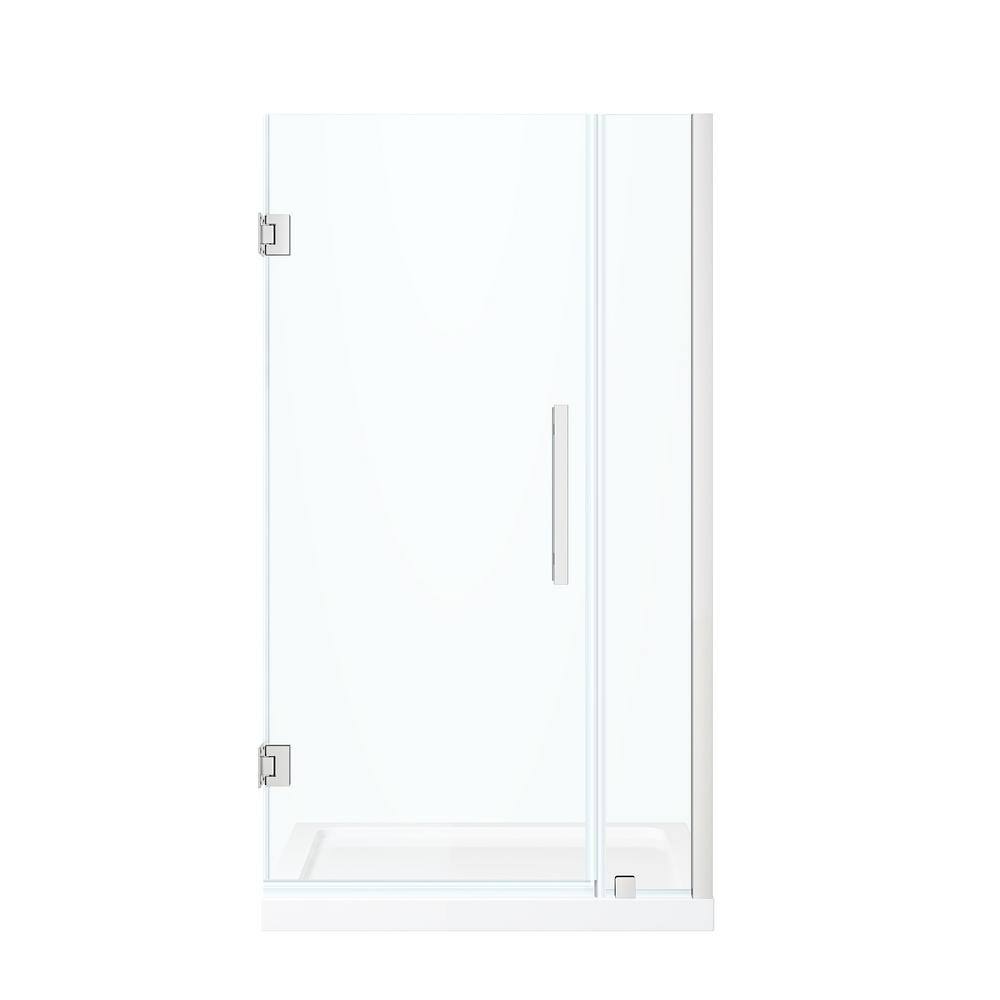 Endless Tampa-Pro 40'' W Chrome Frameless Rectangle Shower Kit