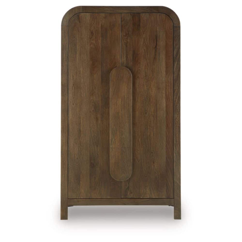 Signature DESIGN BY ASHLEY Thoren Medium Brown 74.13 in. Accent