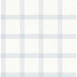 Twain Light Blue Non-Pasted Non-Woven Wallpaper Sample