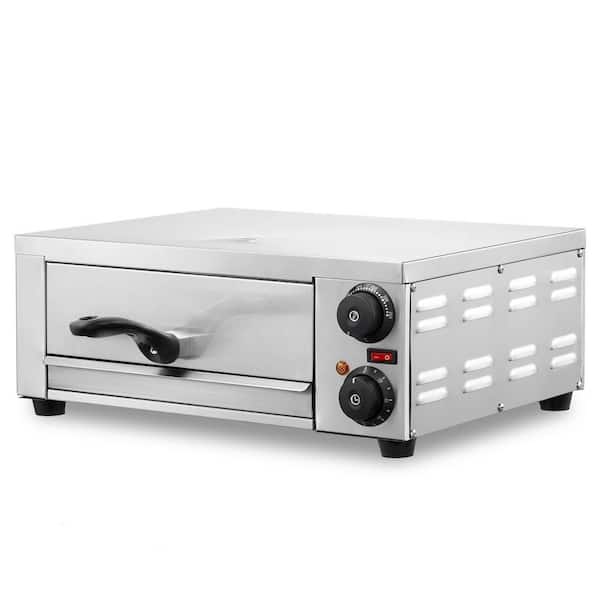Electric Pizza Oven for Countertops, 12 in. 1500W with Temp Control and 0-120 Min Timer, Even Baking Technology and Easy