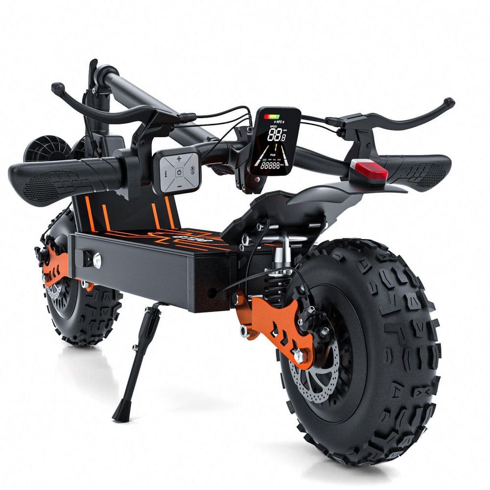 Foldable Off-Road E-Scooter, 4000W Peak Dual Motors, Up to 37 MPH and 70 Miles Range price history on PriceWatchPro