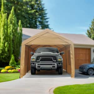 20 ft. x 10 ft. Heavy-Duty Outdoor Car Canopy Carport Portable Garage with Durable Construction and A Simple Setup