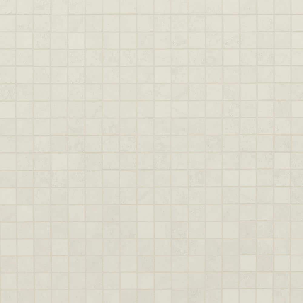 Take Home Tile Sample-Legend White 4 in. x 4 in. Matte Porcelain Mesh-Mounted Mosaic Floor and Wall Tile price history on PriceWatchPro