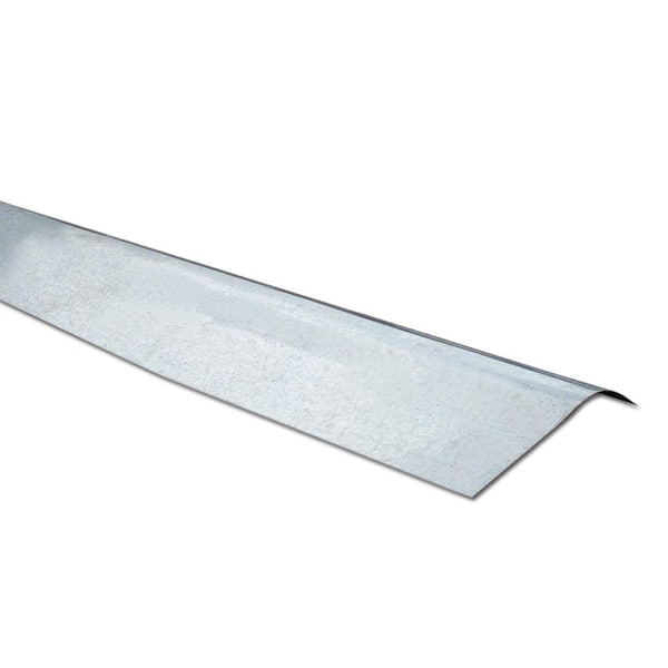 Unbranded 8 ft. Galvanized Ridge Cap