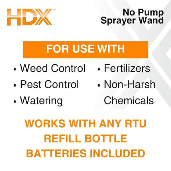No Pump Sprayer Wand