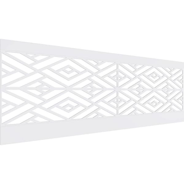 32 in. H x 94-1/2 in. W 21.04 sq. ft. Killeen PVC Wainscot Paneling Kit