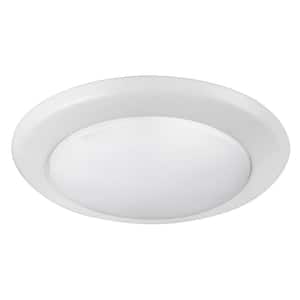 15-Watt 6 in. 4000K Cool White Integrated LED Recessed Downlight Trim Dimmable Wet Location