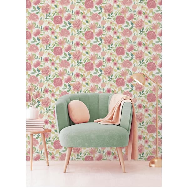 Groovy Pink Flowers Vinyl - 799