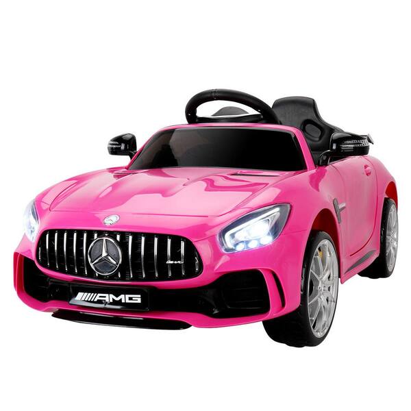 pink mercedes remote control ride on car