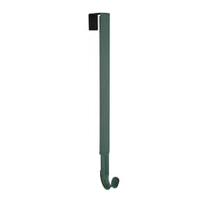 15.75 in. Green Metal Adjustable Wreath Hanger
